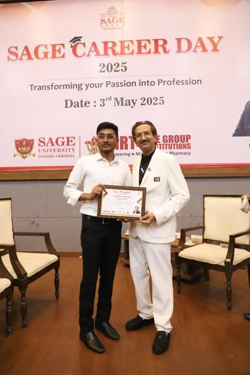 SAGE University Bhopal Career Day photo 240