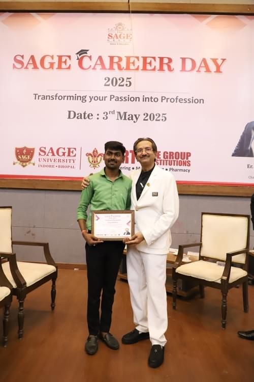SAGE University Bhopal Career Day photo 241