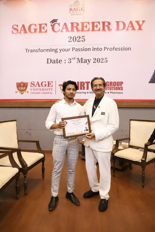 SAGE University Bhopal Career Day photo 242