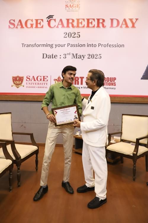 SAGE University Bhopal Career Day photo 244