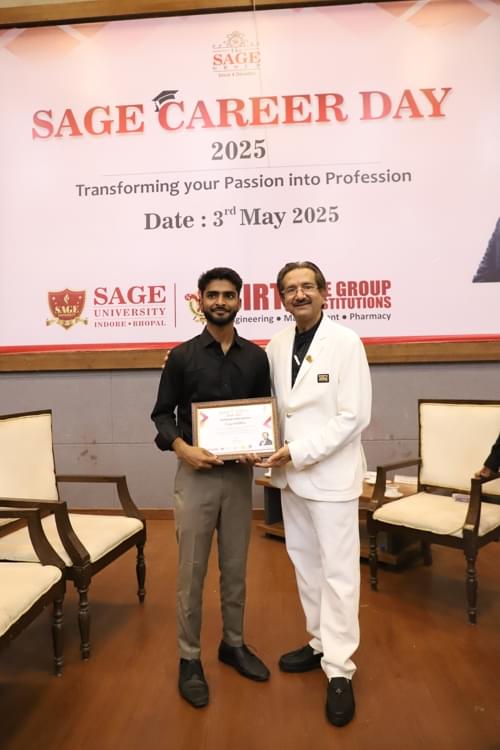 SAGE University Bhopal Career Day photo 245