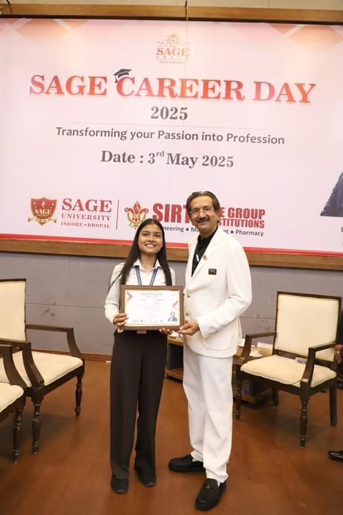 SAGE University Bhopal Career Day photo 246