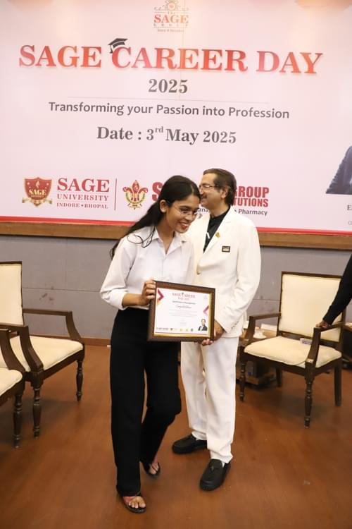SAGE University Bhopal Career Day photo 247
