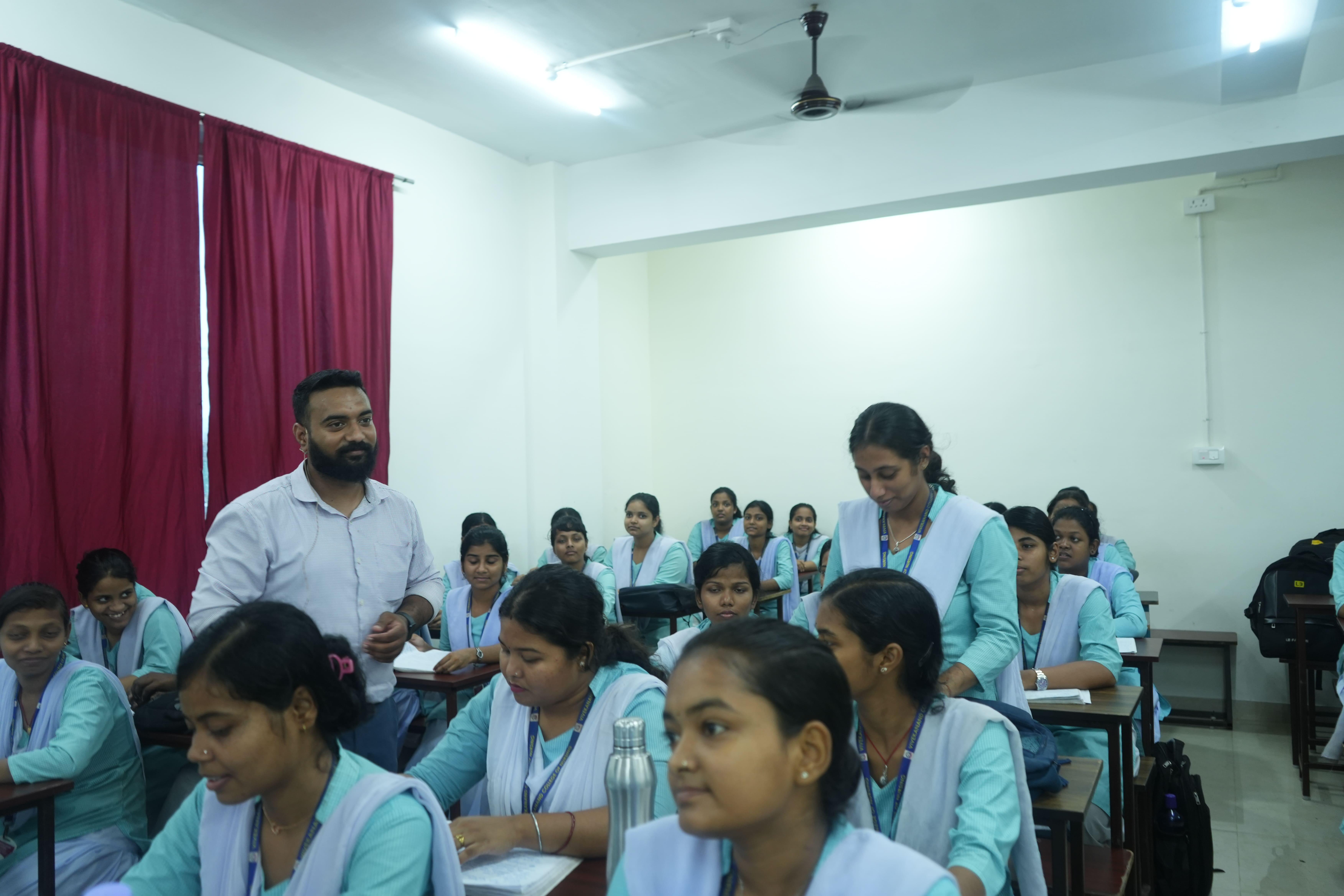 Vivekanand College of Nursing Ongoing classroom Photos with Students photo 1