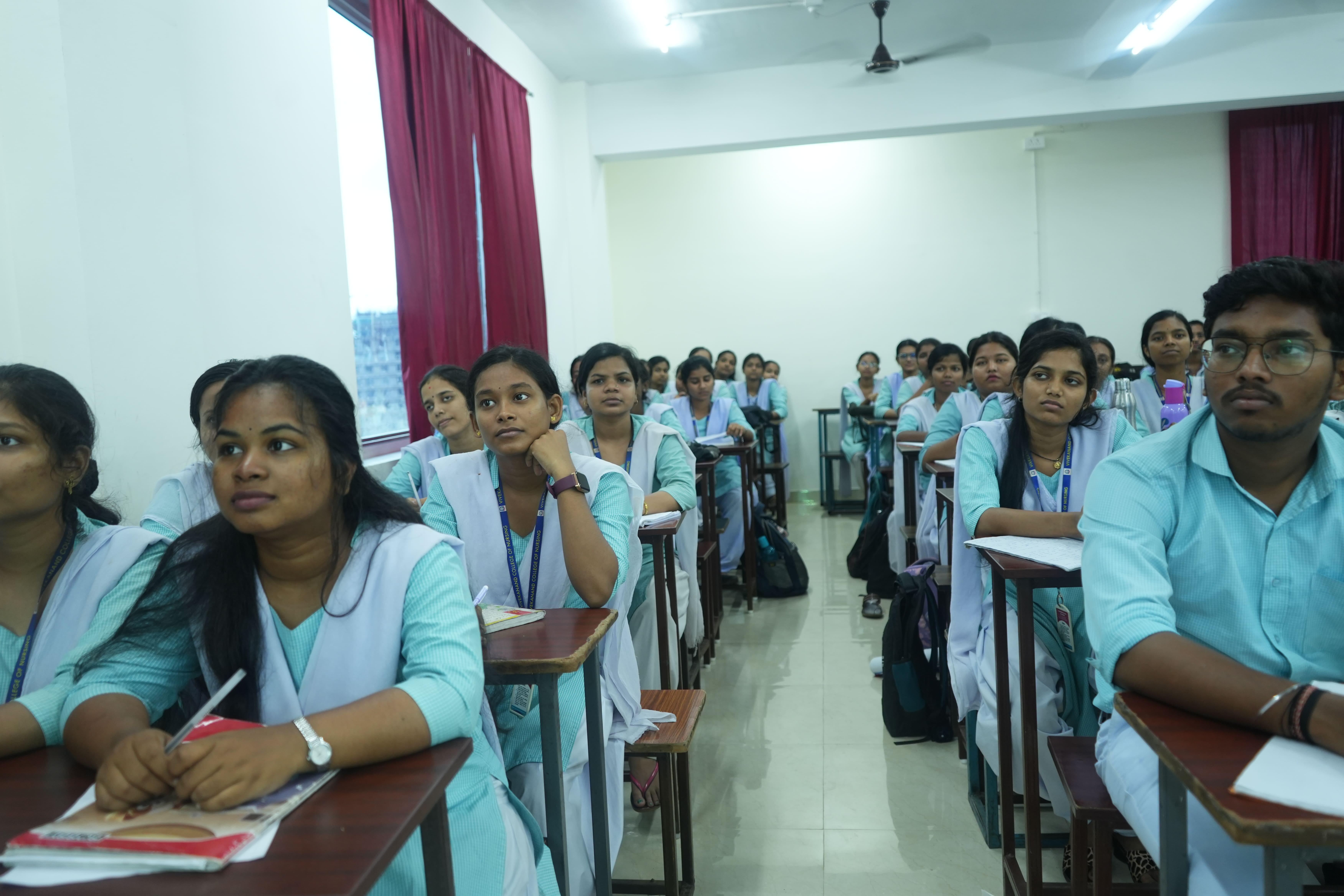 Vivekanand College of Nursing Ongoing classroom Photos with Students photo 2