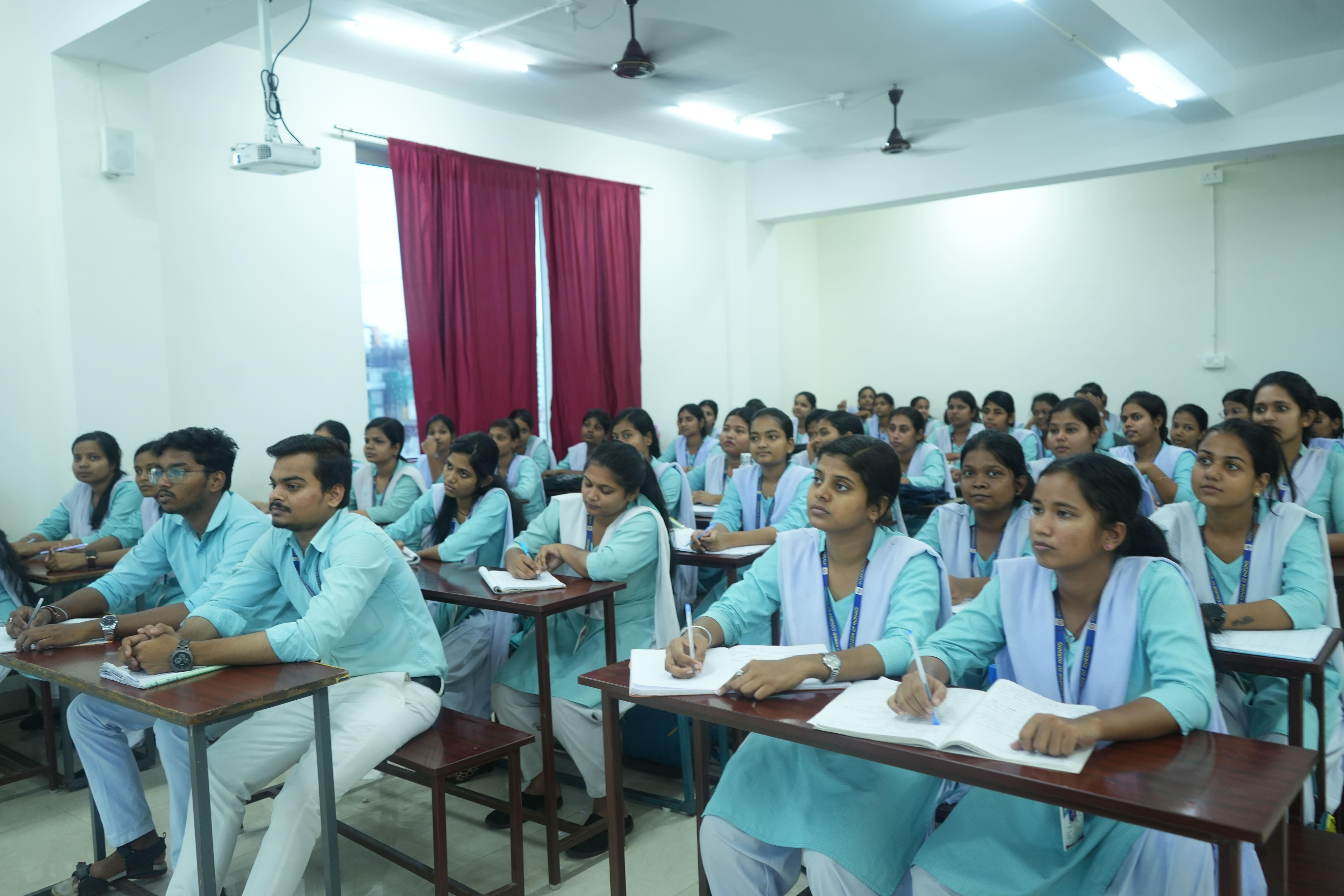Vivekanand College of Nursing Ongoing classroom Photos with Students photo 3