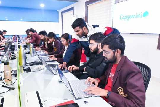 Technocrats Institute of Technology MBA Bhopal Capgemini Code Experience Lab photo 12