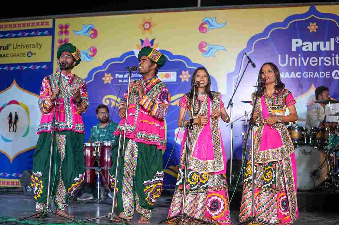 Parul University Cultural festivals and students performance photo 1