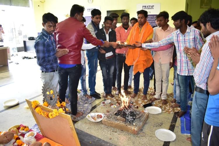 Pratap University Jaipur Basant Panchami photo 6