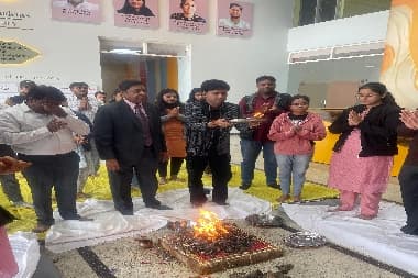 Pratap University Jaipur Basant Panchami photo 24