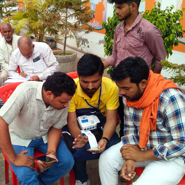 Pratap University Jaipur Electronic Voter Slip Campaigning in Varansi -Lok Sabha Elections 2024 photo 1