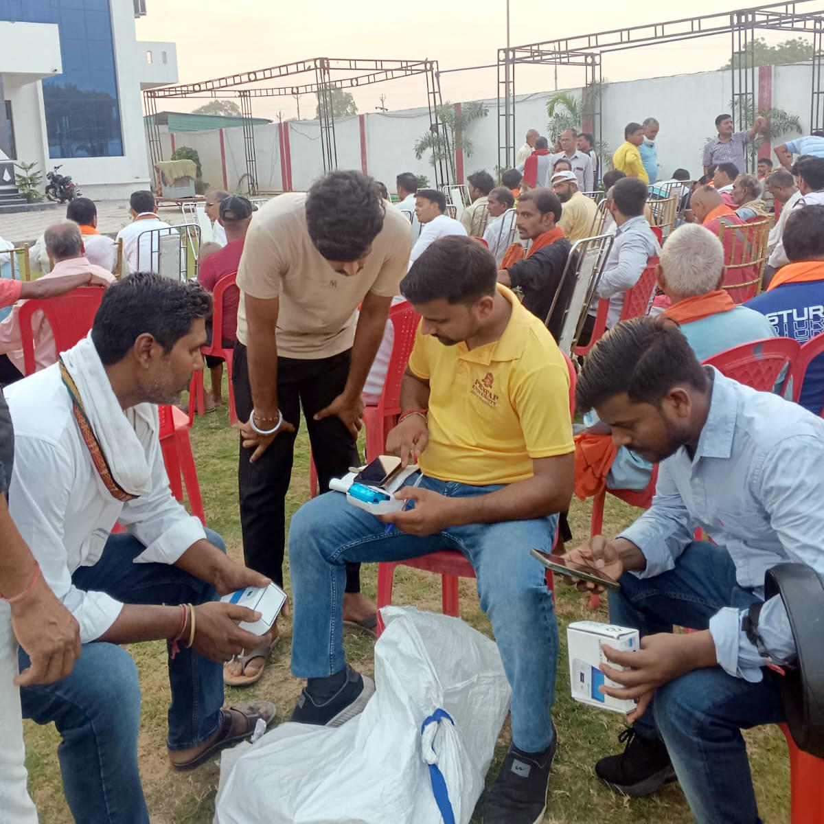 Pratap University Jaipur Electronic Voter Slip Campaigning in Varansi -Lok Sabha Elections 2024 photo 7