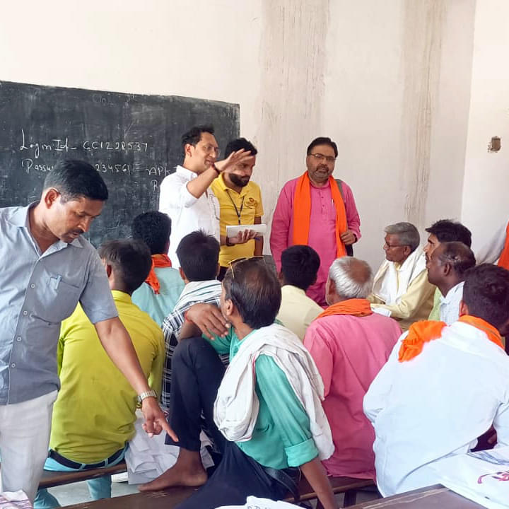 Pratap University Jaipur Electronic Voter Slip Campaigning in Varansi -Lok Sabha Elections 2024 photo 8