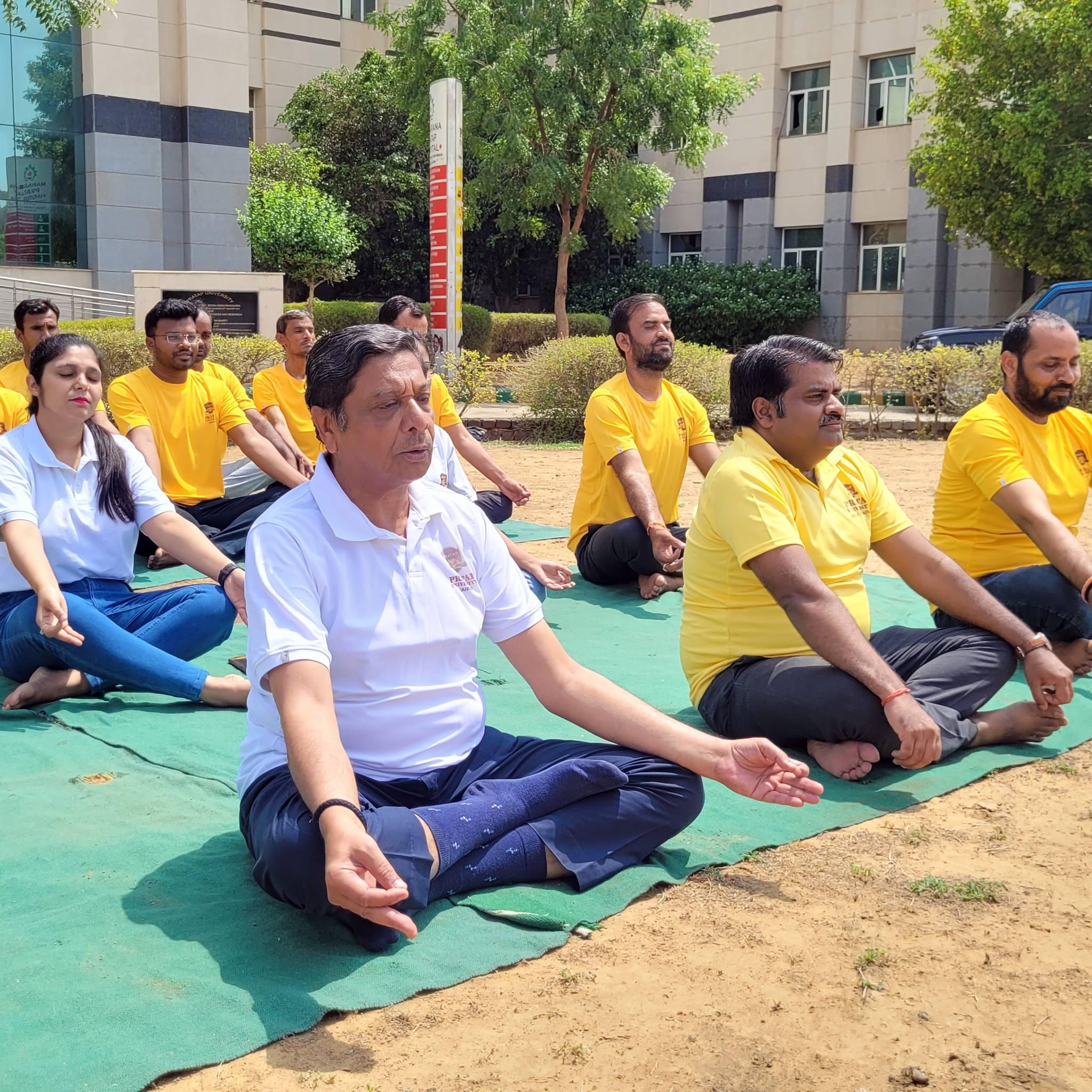 Pratap University Jaipur International Day of Yoga photo 11