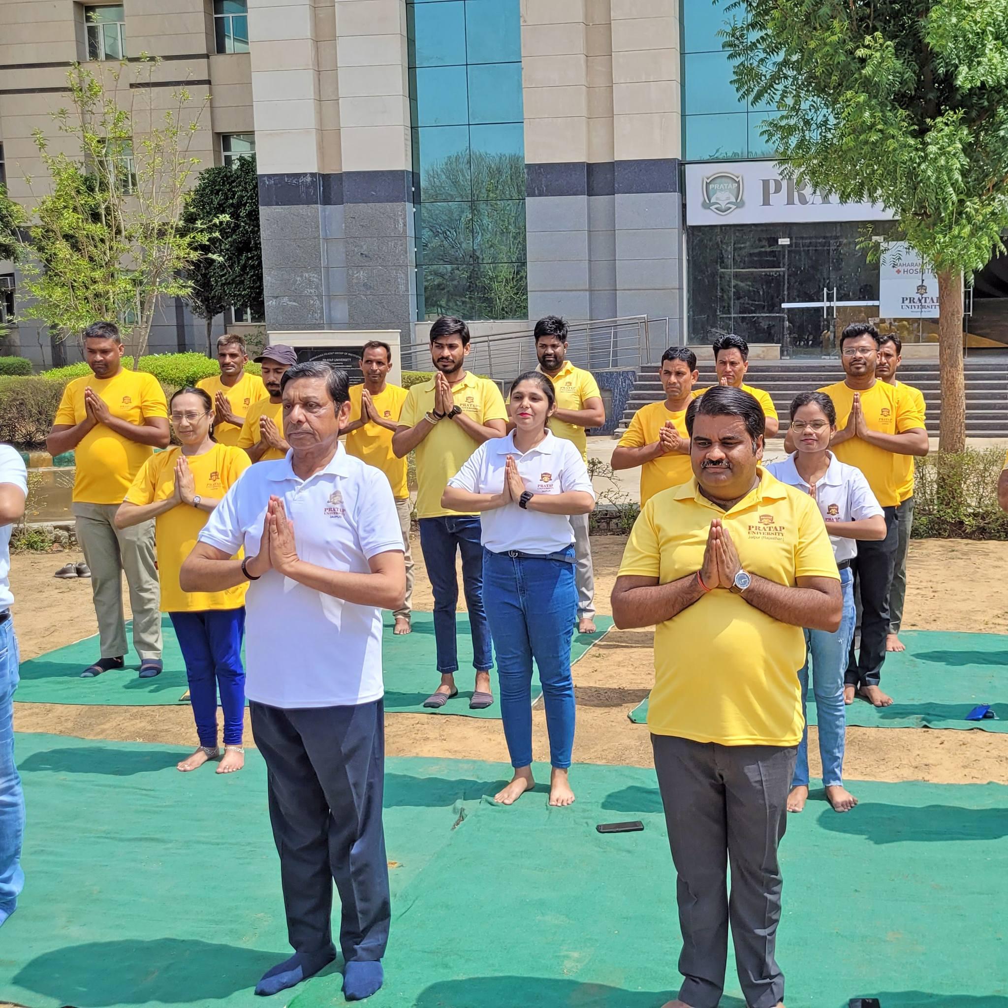 Pratap University Jaipur International Day of Yoga photo 21