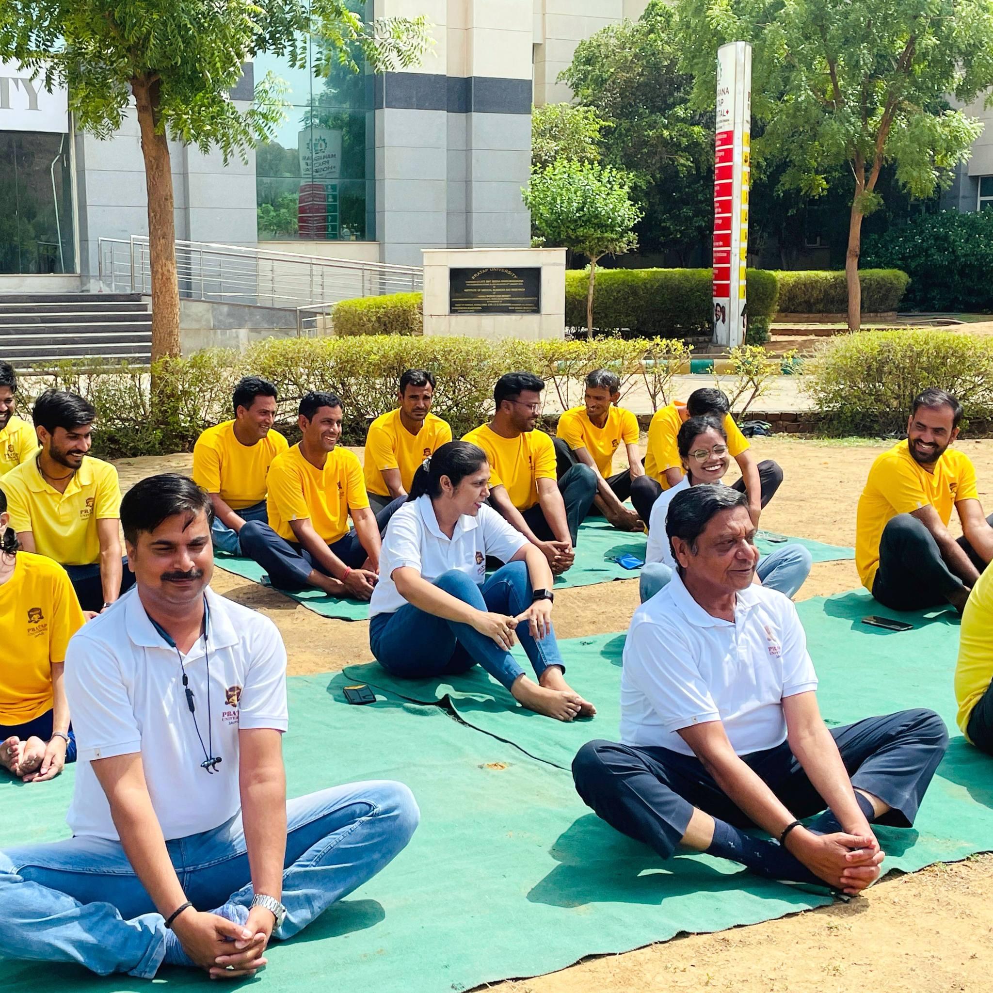 Pratap University Jaipur International Day of Yoga photo 22