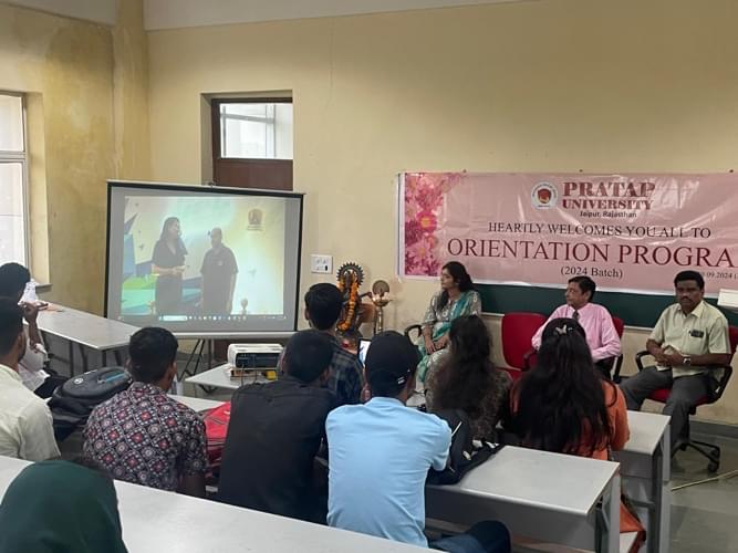 Pratap University Jaipur Orientation ceremony photo 16