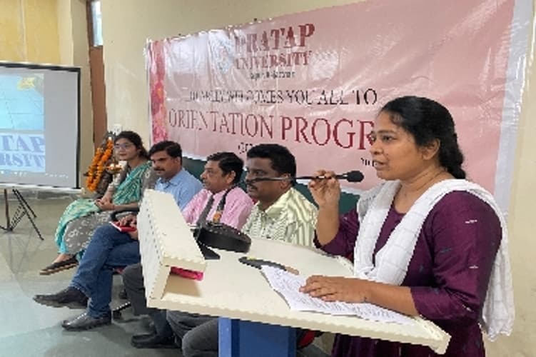 Pratap University Jaipur Orientation ceremony photo 11