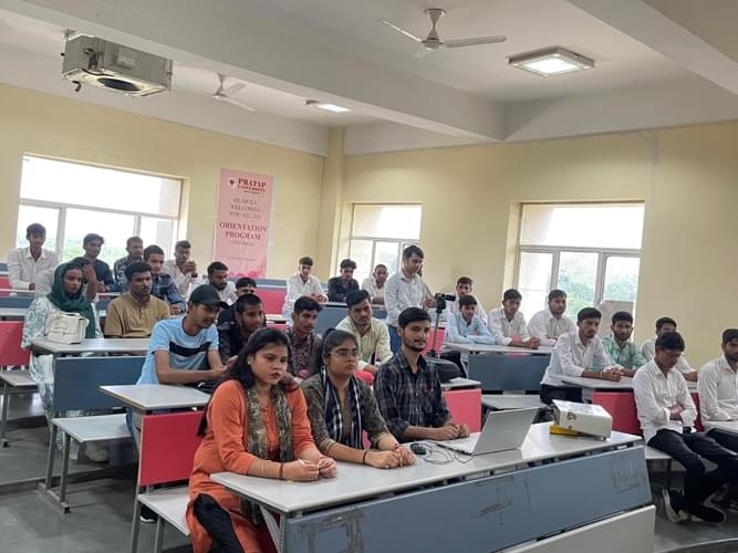Pratap University Jaipur Orientation ceremony photo 10