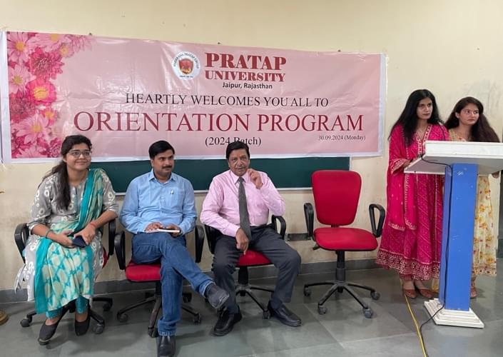 Pratap University Jaipur Orientation ceremony photo 20