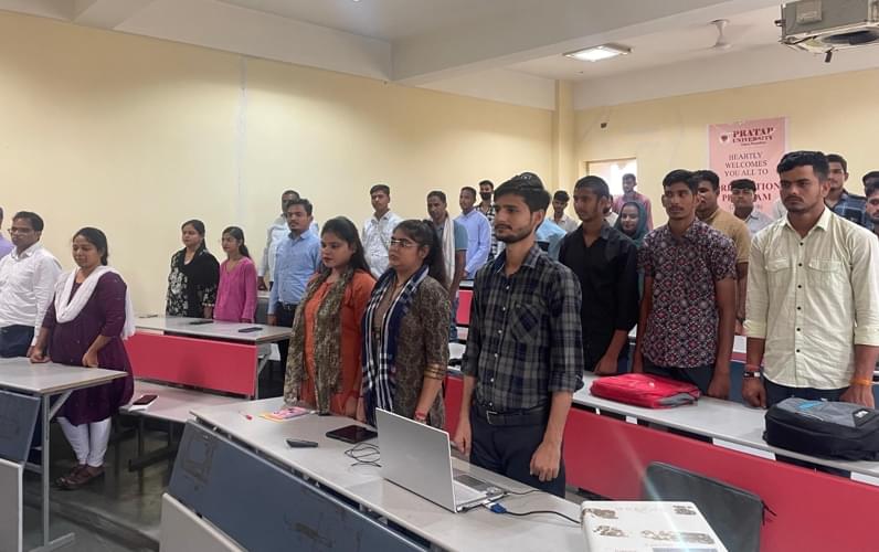 Pratap University Jaipur Orientation ceremony photo 19