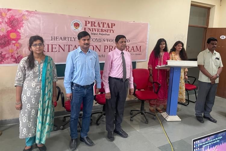 Pratap University Jaipur Orientation ceremony photo 18
