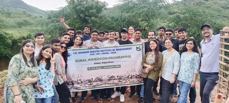 LBSIM Delhi Outbound Immersion & Rural Immersion photo 2
