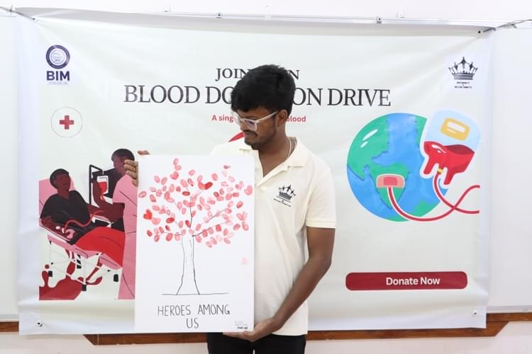 BIM Trichy Blood Donation Drivw by Sustainability and Welfare Com photo 1