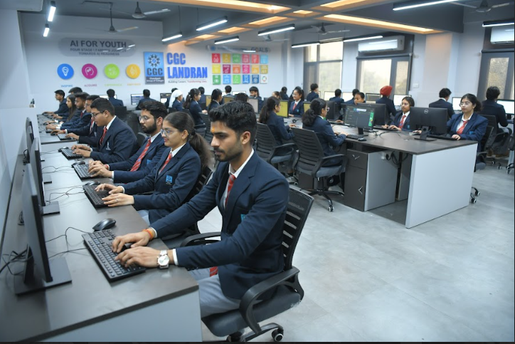 CGC Landran Students working in laboratories photo 4