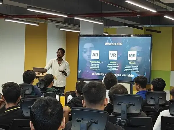 Quad AI School of Management and Technology, Mangalore Workshop photo 4