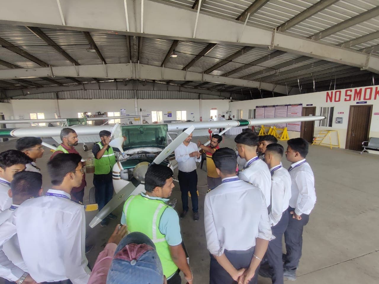 Institute of Aeronautics and Engineering Bhopal MRO Visit Highlights photo 1