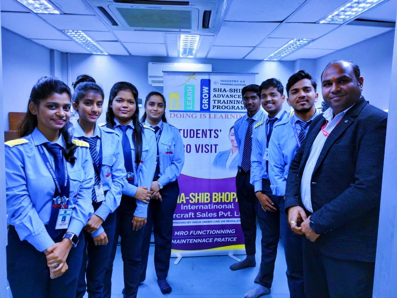 Institute of Aeronautics and Engineering Bhopal MRO Visit Highlights photo 4