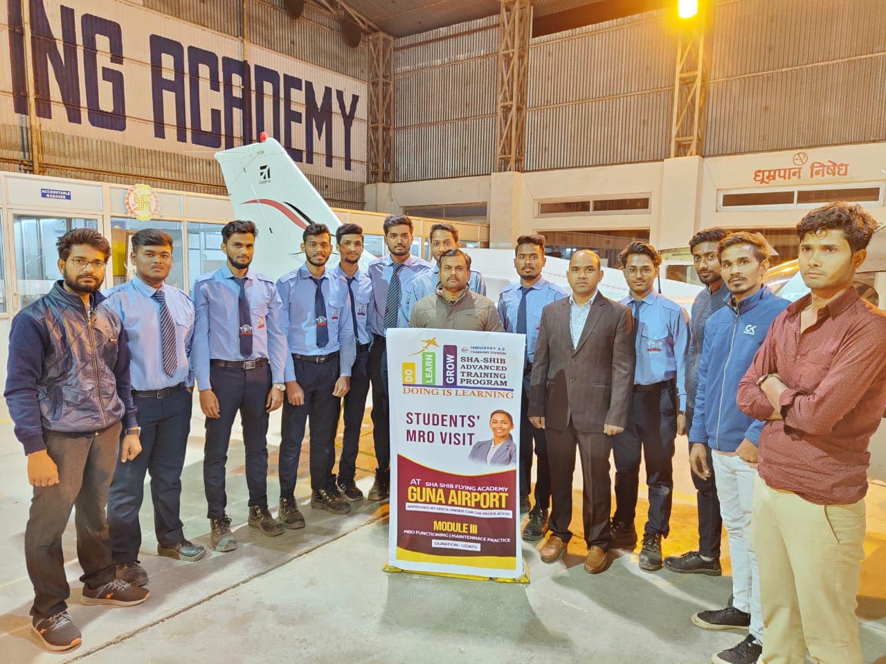 Institute of Aeronautics and Engineering Bhopal MRO Visit Highlights photo 2