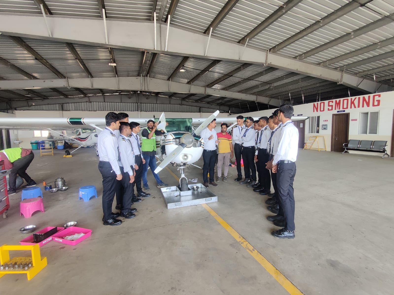 Institute of Aeronautics and Engineering Bhopal MRO Visit Highlights photo 10