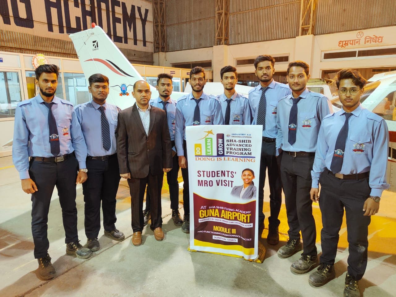 Institute of Aeronautics and Engineering Bhopal MRO Visit Highlights photo 6