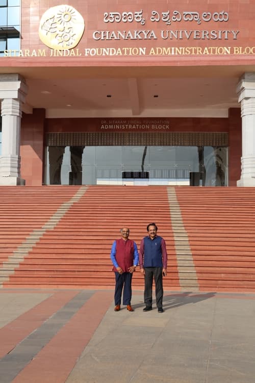 Chanakya University Bangalore REF Session Dr. Shubho Roy photo 2