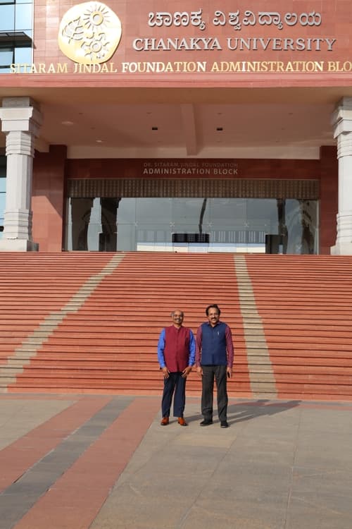 Chanakya University Bangalore REF Session Dr. Shubho Roy photo 1