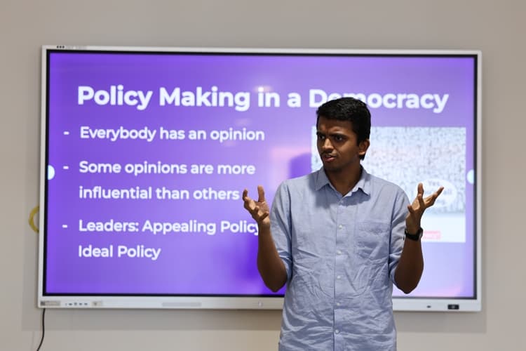 Chanakya University Bangalore SAHSS-CFSS.Workshop on Policy in the age of Algorithms by Prathik Ratadiya photo 3