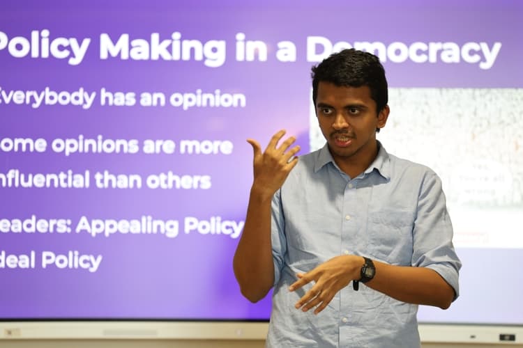 Chanakya University Bangalore SAHSS-CFSS.Workshop on Policy in the age of Algorithms by Prathik Ratadiya photo 2