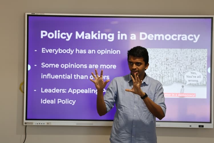 Chanakya University Bangalore SAHSS-CFSS.Workshop on Policy in the age of Algorithms by Prathik Ratadiya photo 1