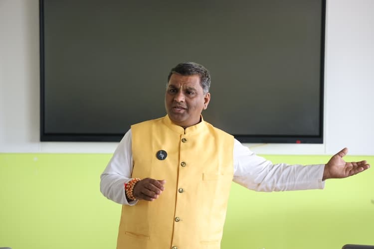 Chanakya University Bangalore CIKS. Subbu Bhaiya Swami Vivekananda Session photo 6