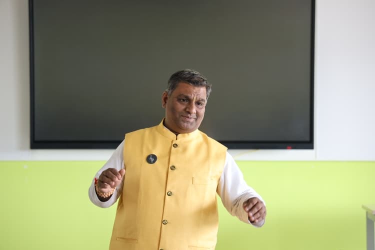 Chanakya University Bangalore CIKS. Subbu Bhaiya Swami Vivekananda Session photo 3