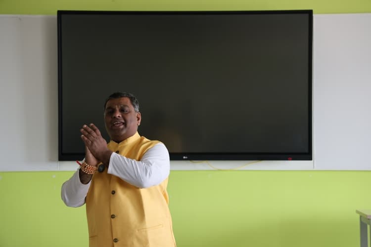 Chanakya University Bangalore CIKS. Subbu Bhaiya Swami Vivekananda Session photo 4