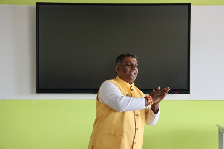 Chanakya University Bangalore CIKS. Subbu Bhaiya Swami Vivekananda Session photo 2