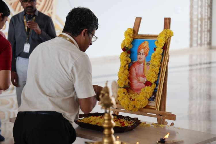Chanakya University Bangalore CIKS. Subbu Bhaiya Swami Vivekananda Session photo 15