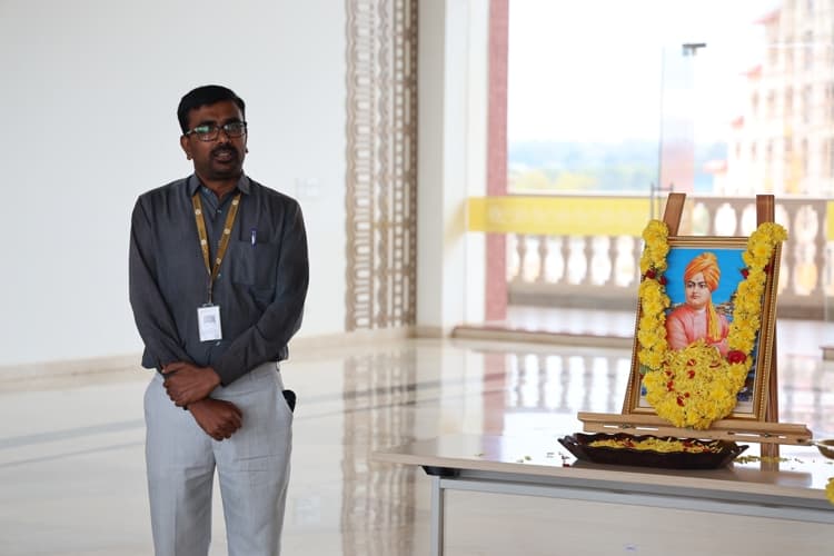 Chanakya University Bangalore CIKS. Subbu Bhaiya Swami Vivekananda Session photo 13
