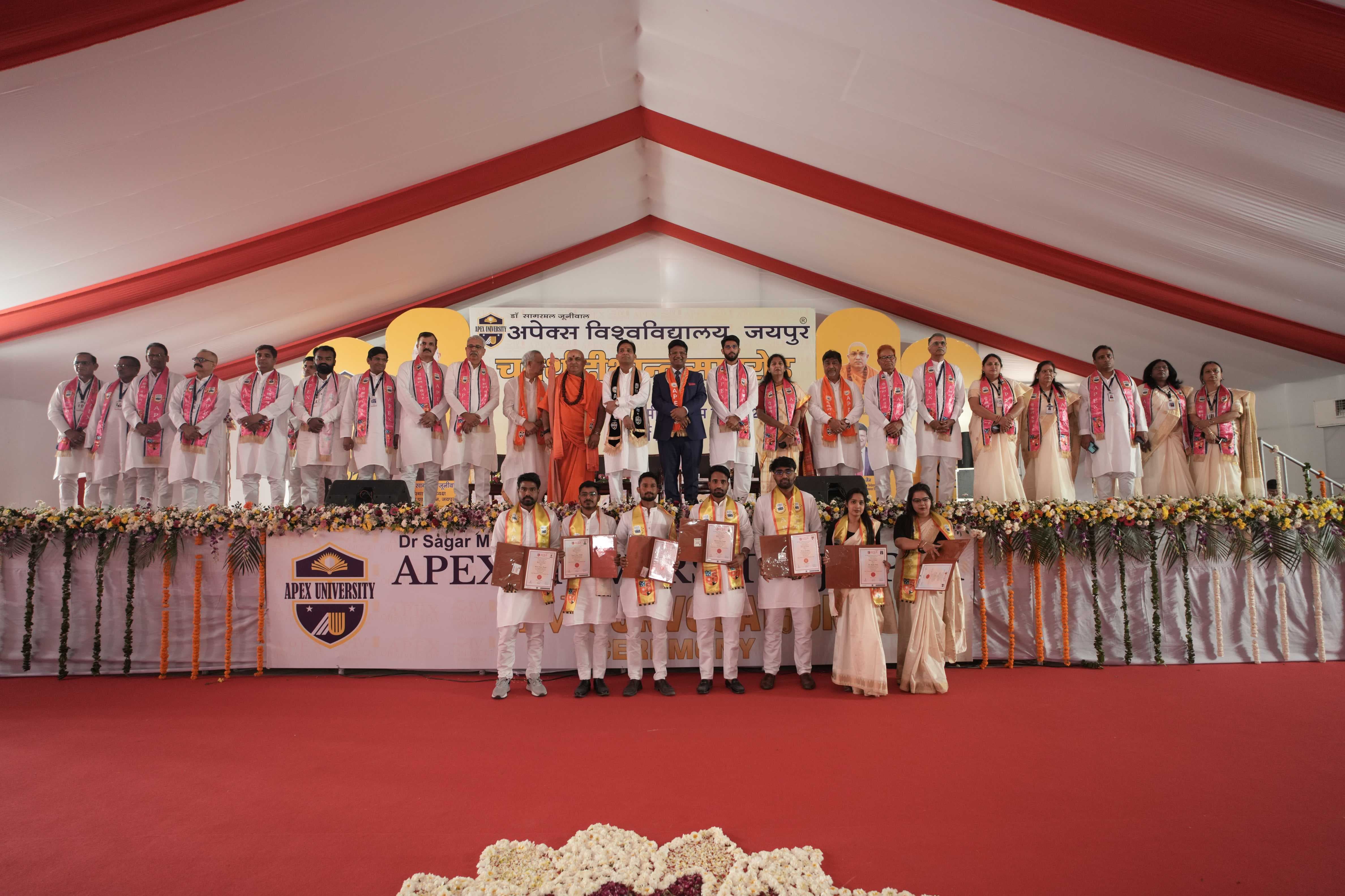 Apex University Jaipur Convocation photo 2