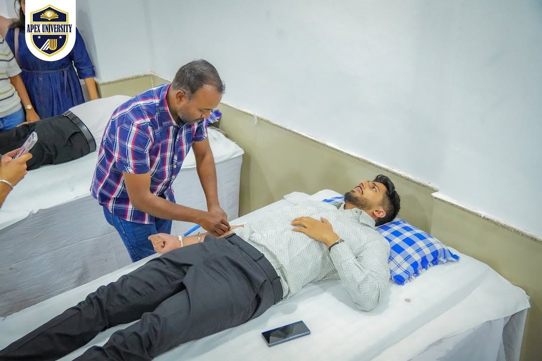 Apex University Jaipur Blood donation photo 3