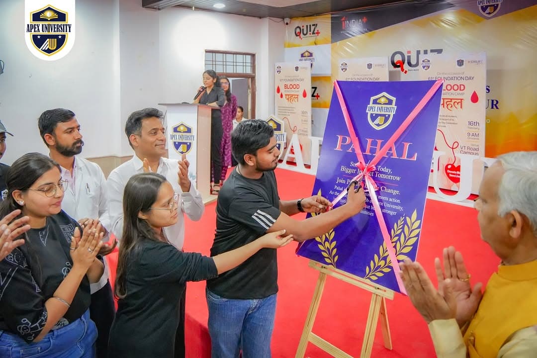 Apex University Jaipur Blood donation photo 4