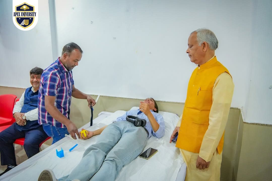 Apex University Jaipur Blood donation photo 9